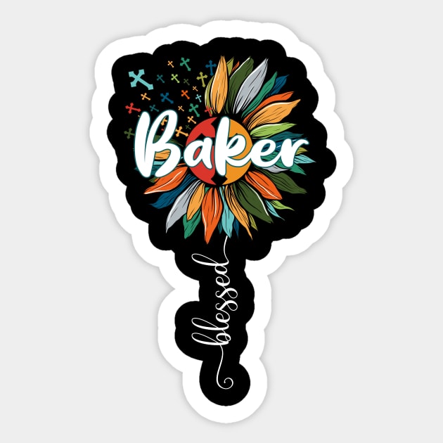 Blessed Baker Sticker by Brande